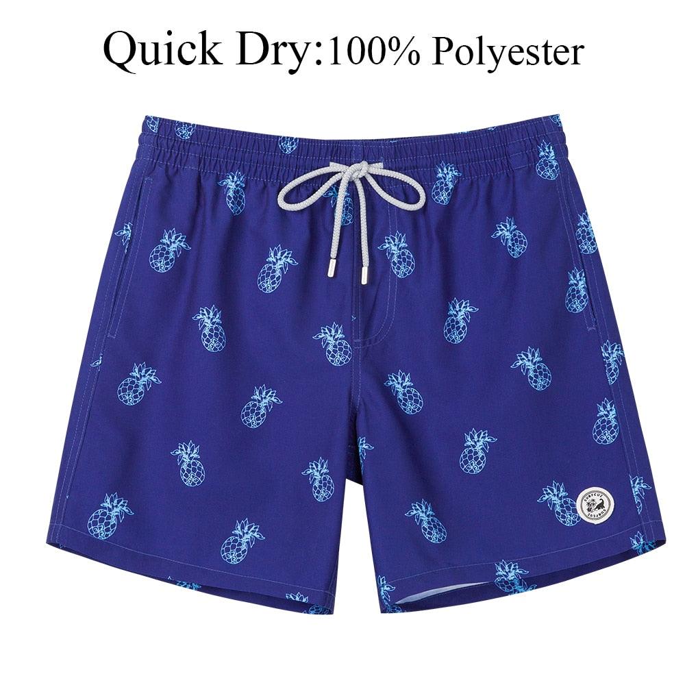 QUICK DRY Mens Beach Shorts Mesh Lining