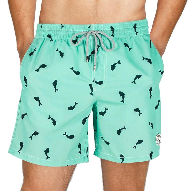QUICK DRY Mens Beach Shorts Mesh Lining
