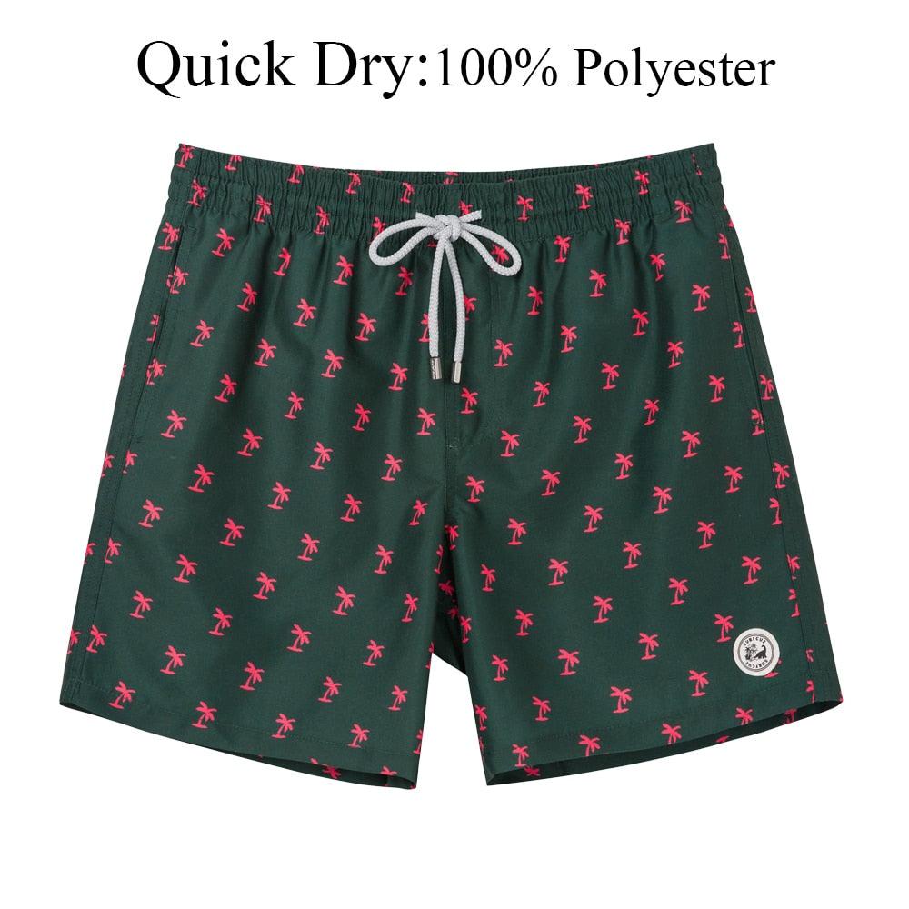 QUICK DRY Mens Beach Shorts Mesh Lining