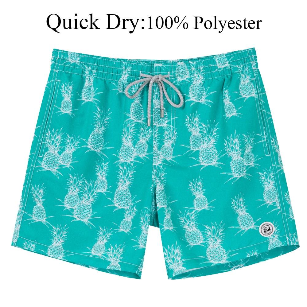 QUICK DRY Mens Beach Shorts Mesh Lining