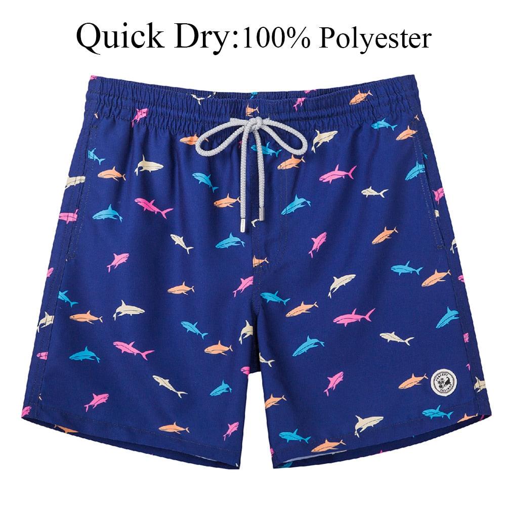 QUICK DRY Mens Beach Shorts Mesh Lining